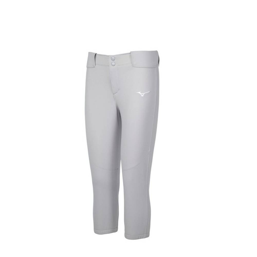 Pantalones Mizuno Belted Stretch Mujer Gris Baratas YVCX-08931